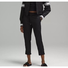 Lululemon Black Dance Studio Mid-Rise Cropped Pant Size 4 Capri Casual Athletic