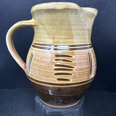 Sid Tustin Vintage Steingut mittel Krug für Winchcombe Keramik ca. 1960er #2876