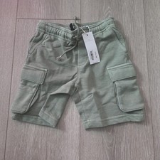 Janie And Jack Boys Cargo Sweat Shorts Size 3 Green