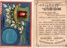 Cigarrillos Mogul T44, horóscopo de cumpleaños, 1911, enero