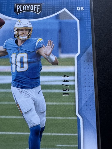 Panini Playoff 2021 Justin Herbert Los Angeles Chargers 2nd Down /50 - Bild 3 von 3