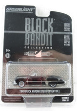 1949 BUICK ROADMASTER CONVERTIBLE * NEW GREENLIGHT *Black Bandit Collection 2022