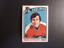 1976-77 Topps Hockey Wayne Stephenson Card # 190