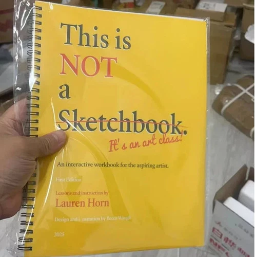 This is Not a Sketchbook Cross-Border Bestseller Interactive Drawing & Coloring image 3