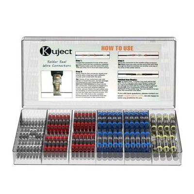 Kuject 200er Lötverbinder Set   , Schnell und Sicher für Auto & Marine