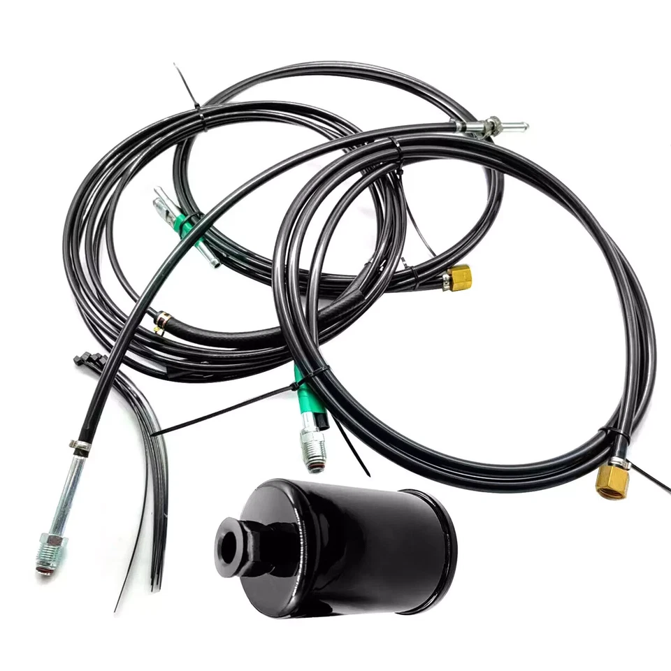 For 88-97 Chevrolet GMC C/K Trucks Nylon Tank to Engine Fuel Lines Kit Gas Only Foto 4 de 4