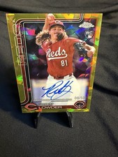 2025 Topps Chrome - Rookie Autographs Rhett Lowder #RA-RL Gold Refractor /50