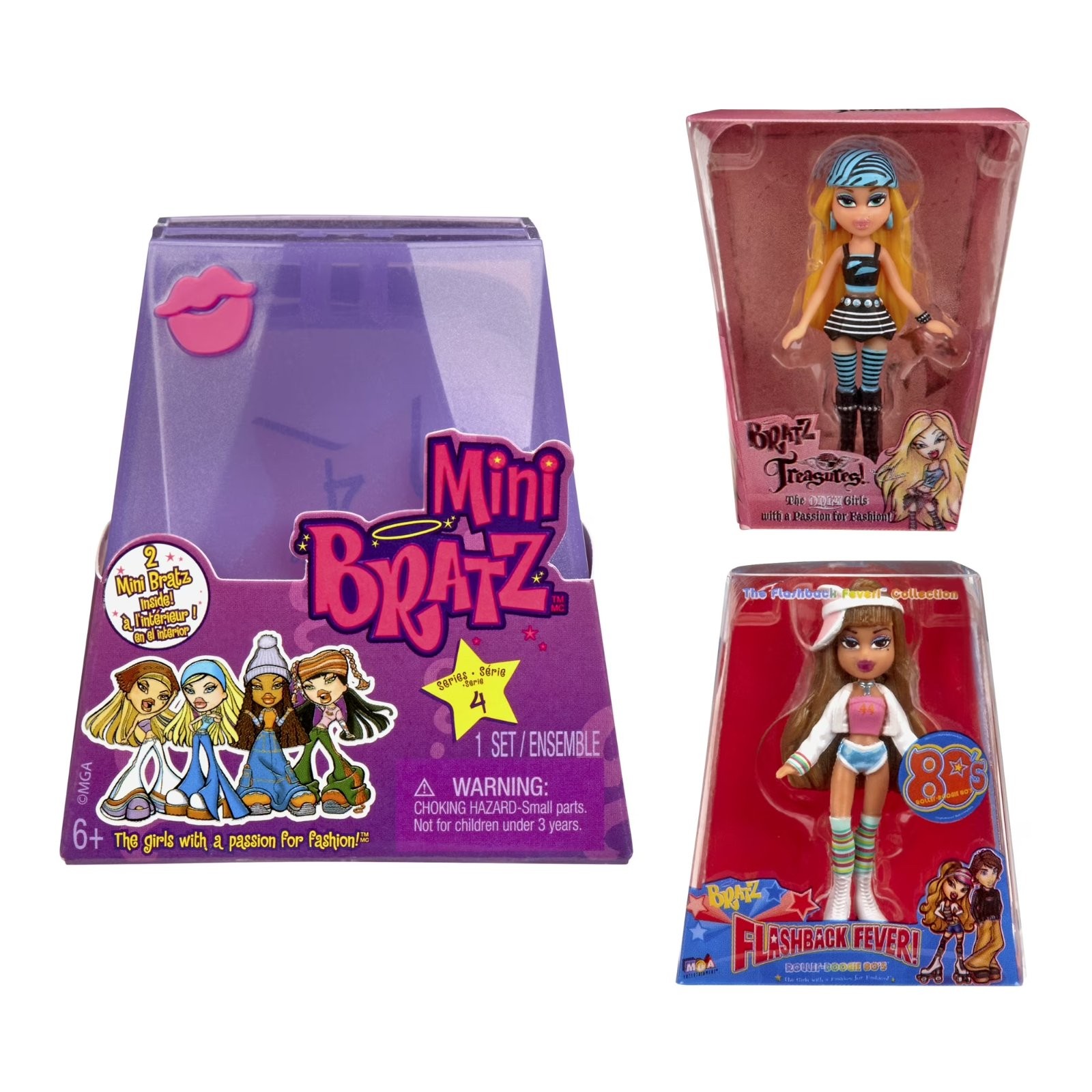 Mini Bratz Series 4 Collectible Figures by MGA's Miniverse, 2 Mini Dolls