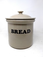Vintage Pearsons Of Chesterfield Bread Crock Pot Stoneware Storage Jar