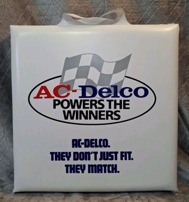 AC Delco Stadium Cushion Advertisement Vintage General Motors Memorabilia 