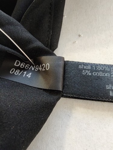 The Limited Woman Green Metallic Sheath Dress Size 10 Sheer Black Yoke Back Zip - Picture 11 of 13