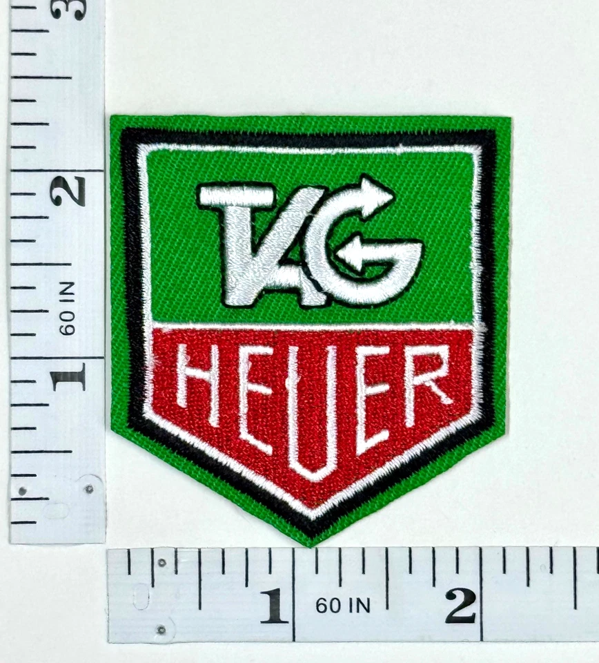 Embroidered Patch - Iron-on - Timepiece - F1 - Racing - Sponsor - Tag Heuer