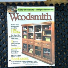 WOODSMITH Vol. 29 Issue 170 - HIERLOOM BOOKCASE, ROUTER TRICKS, TABLE SAW CUTS