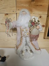 Vintage 17in Santa Claus With Bag Of Toys 