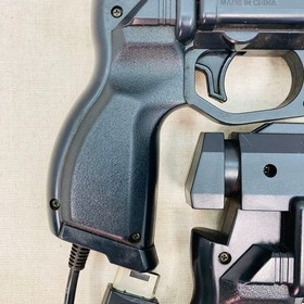 Sega Saturn GUN CONTROLLER 2 Set Virtua Cop HSS-0152 Work for CRT TV Only SS