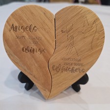 Cat Memorial Gift Loss of Cat-Broken Heart Pet Remembrance Sympathy Decoration