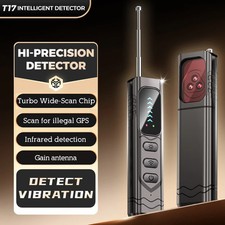 Hidden Spy Camera Detector Upgraded T17 Anti Spy Gadget GPS Tracker Finder Bug D