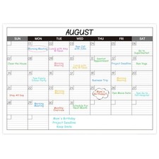 Large Dry Erase Calendar for Wall - Undated 1 Month Big Wall Calendar, 40" x ...