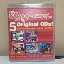 Disney Karaoke Series Channel Party Pack 5 CD Disc Set Hannah Montana 82 Tracks