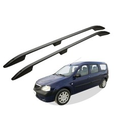 Dachreling passend für Dacia Logan Baujahr 2007-2013 Schwarz mIt ABE