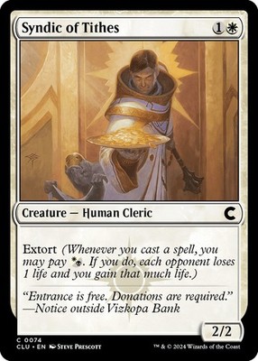 Syndic of Tithes - 74 - Ravnica: Clue Edition - NM