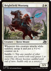 Brightfield Mustang #5 Foil Aetherdrift MTG