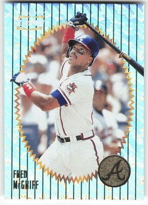1996 Pinnacle Summit #69 Fred McGriff Baseball Braves