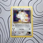 Giovanni's Meowth 74/132 Gym Challenge Pokemon TCG Common/Uncommon VG Condition