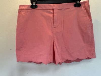 Coral Will Smith Chino Size 8 Scalloped Shorts 97% cotton 3% spandex