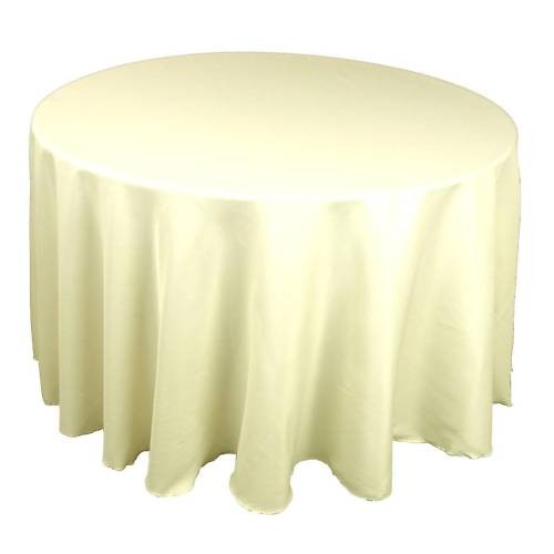 Lot de 20 à prix réduit nappes rondes polyester 108 pouces 25 couleurs
