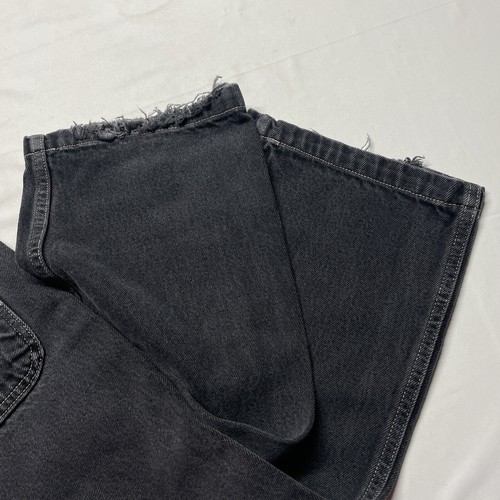 Vintage Old Navy Denim Jeans Boys Youth Size 8 Regular Fit Dark Wash Gray Grunge - Picture 7 of 11