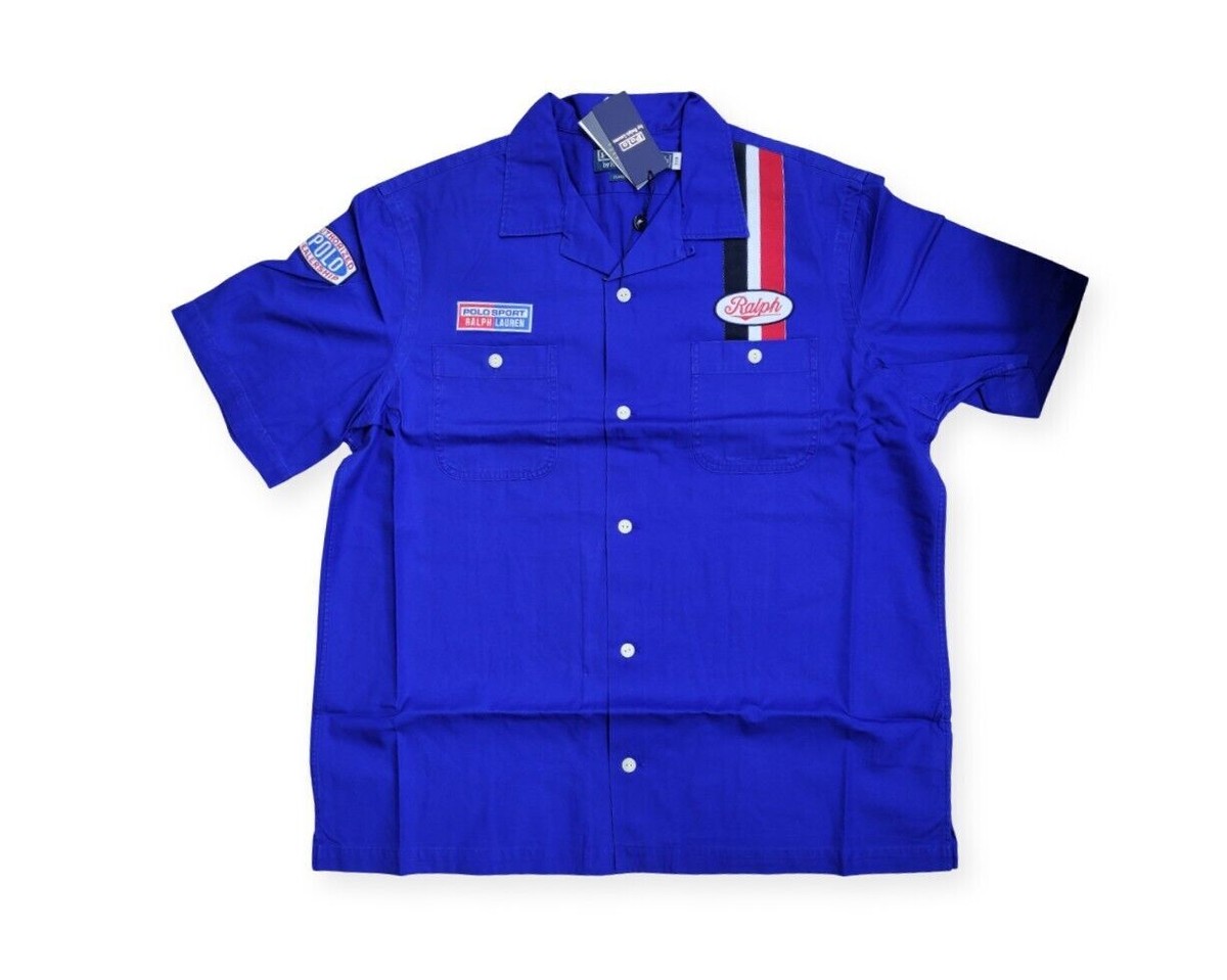 NEW Polo Ralph Lauren Short Sleeve Motor Racing Shirt Short
