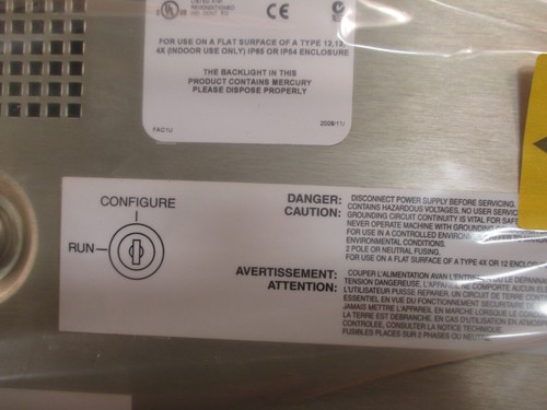 Allen Bradley 2711E-K10C6X PanelView 1000e Operator Interface Panel Series D - Picture 13 of 16