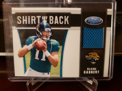 2011 Certified Shirt Off My Back #41/250 Blaine Gabbert #27 Rookie