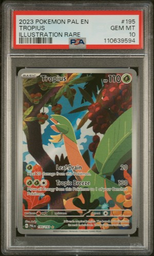 Tropius graded PSA 10 for sale on eBay