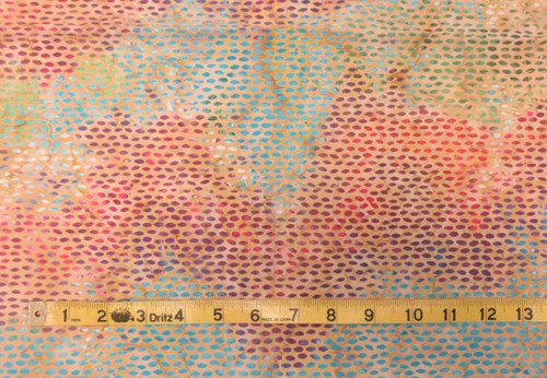 Companion Fabric Bundle (2) 1+ Yd Quilting Cotton Batik Dots Colorful Swirls - Picture 9 of 10