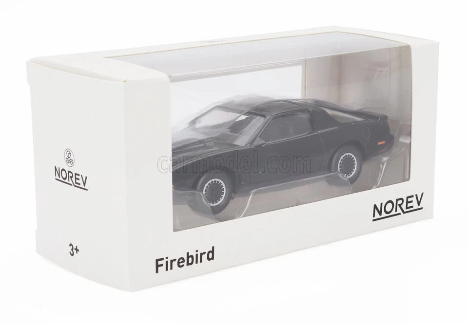 MODELLINO AUTO STATICO NOREV PONTIAC TRANS-AM KITT SUPERCAR 1985 NERO SCALA 1/43 - Immagine 4 di 4