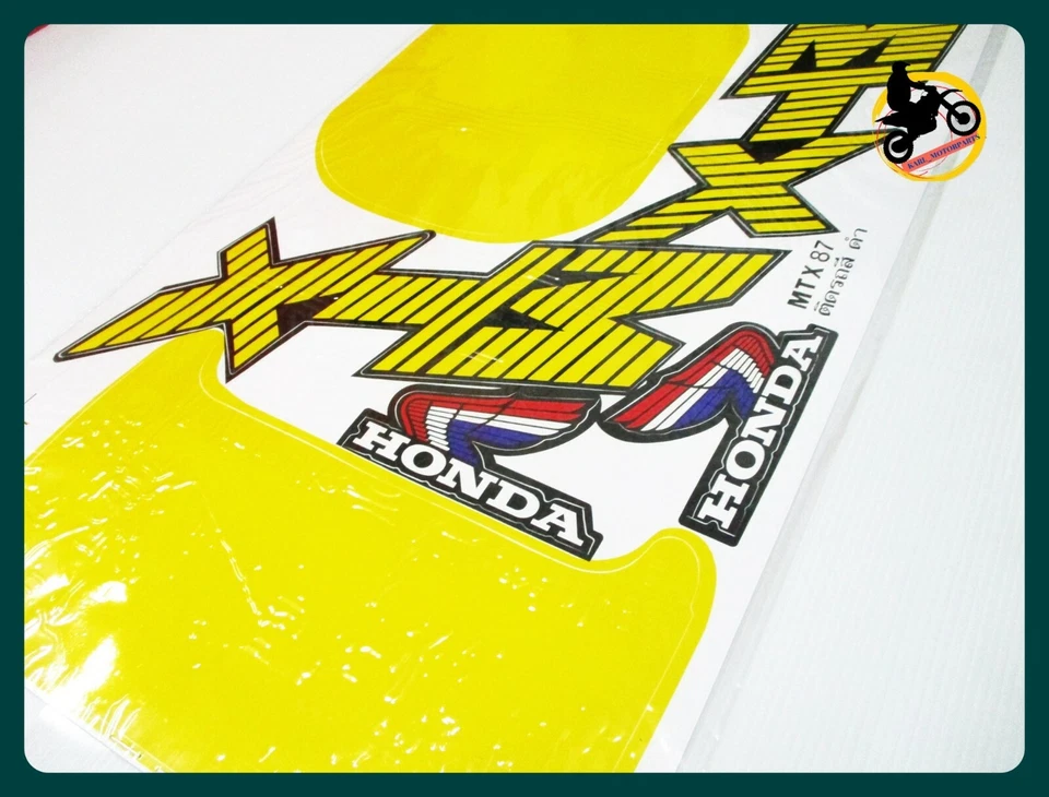 Fit Honda MTX125 MTX200 1987 For Black Bike Sticker (nan2539) Foto 4 de 4