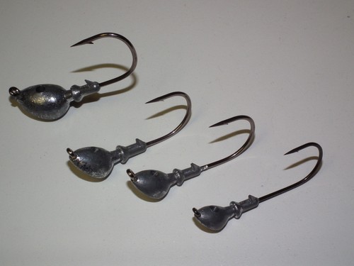 Freshwater Standup -6 jig mold 1/4, 3/8, 1/2, 3/4oz 32796 Flateye Weedless - Picture 4 of 8