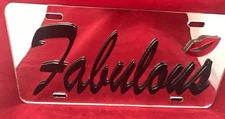 Personalized Custom License Vanity Plate Laser Cut Auto Car Tag Can Say Anything