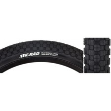 Kenda K-Rad K905 Tire 20x2.125 Black 60TPI Wire BMX Street Park Dirt