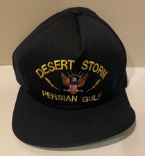 New Ball Hat DESERT STORM PERSIAN GULF *One Size Fits All, Made In USA*