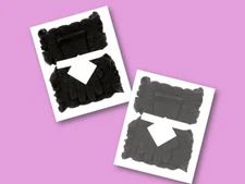 NY and Co 2 pc Set Choice Color Scarf & Gloves Ruffled Infinity  Gift 9" x 60"