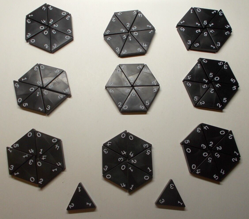 Vintage Pressman Tri-Ominos Triangular Dominos 1985 No. 4420 Complete - Picture 2 of 10