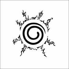 Naruto seal logo decal