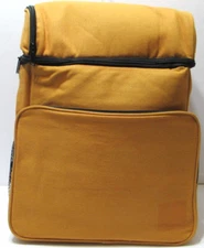 Cooler Insulated Backpack Bag Pockets Water Resistant Duck Brown Holds 20 Cans