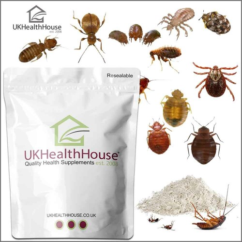 500g Natural Diatomaceous Earth DE Pest Control Red Mite Worm Powder FEED GRADE - Picture 5 of 10