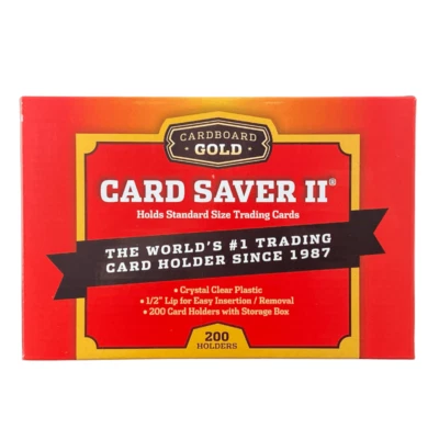 Cardboard Gold Card Saver 2 Holder Semi Rigid Sleeves 50 100 200 500 1000 2000