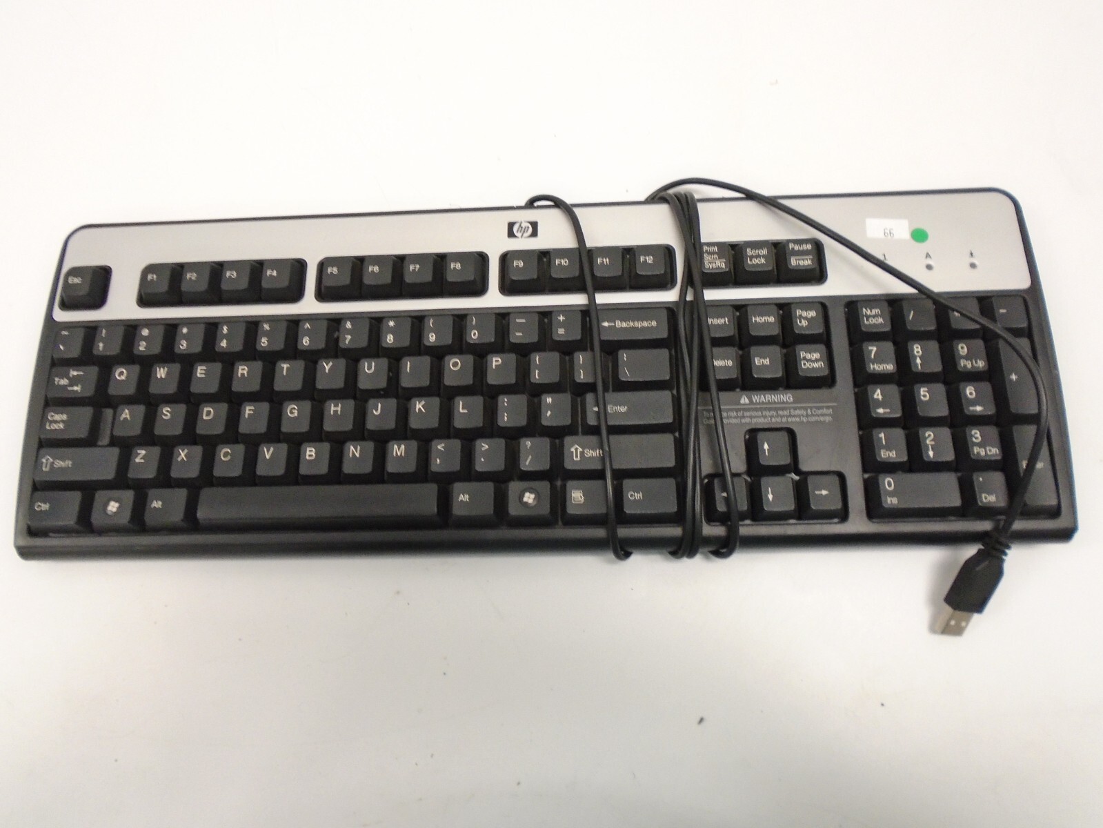 HP Keyboard KU-0316 Wired Silver/Black