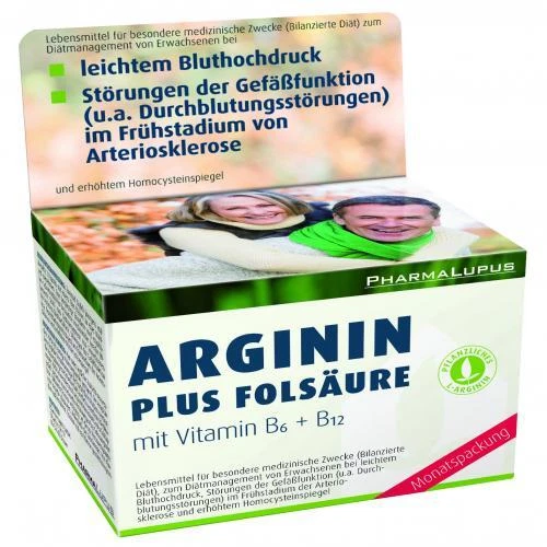 PHARMA LUPUS GMBH 3x ARGININ PLUS Folsäure Kapseln 120 St PZN: 9156123